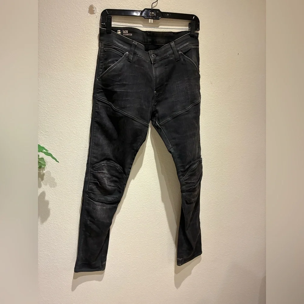 G-Star Raw 5620 3D Super Slim Jean 31 X 32 Charcoal Streetwear Skinny